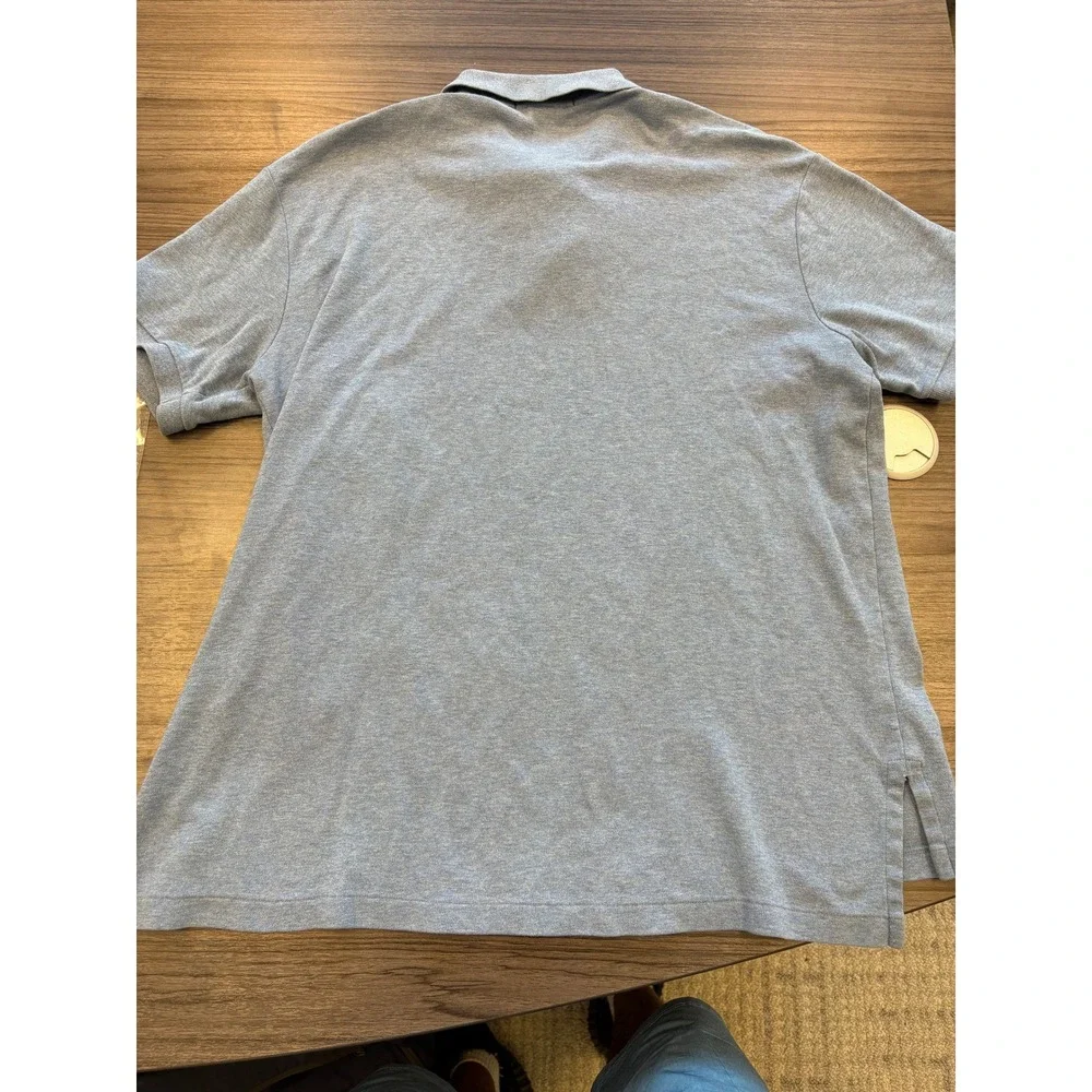 Polo‎ Ralph Lauren Custom Fit Polo Shirt Blue Short Sleeve Men's Large